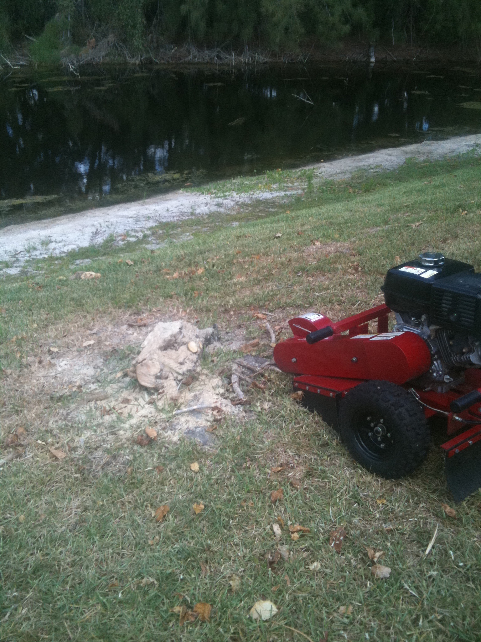 Small stump grinder